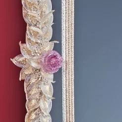Specchio in vetro di Murano Barocco