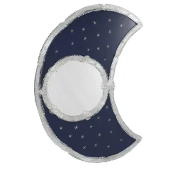 Specchio in vetro di Murano Luna