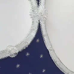 Specchio in vetro di Murano Luna