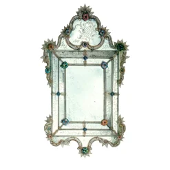 Specchio in vetro di Murano Veronese