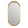 Specchio ovale d'oro Eclipse