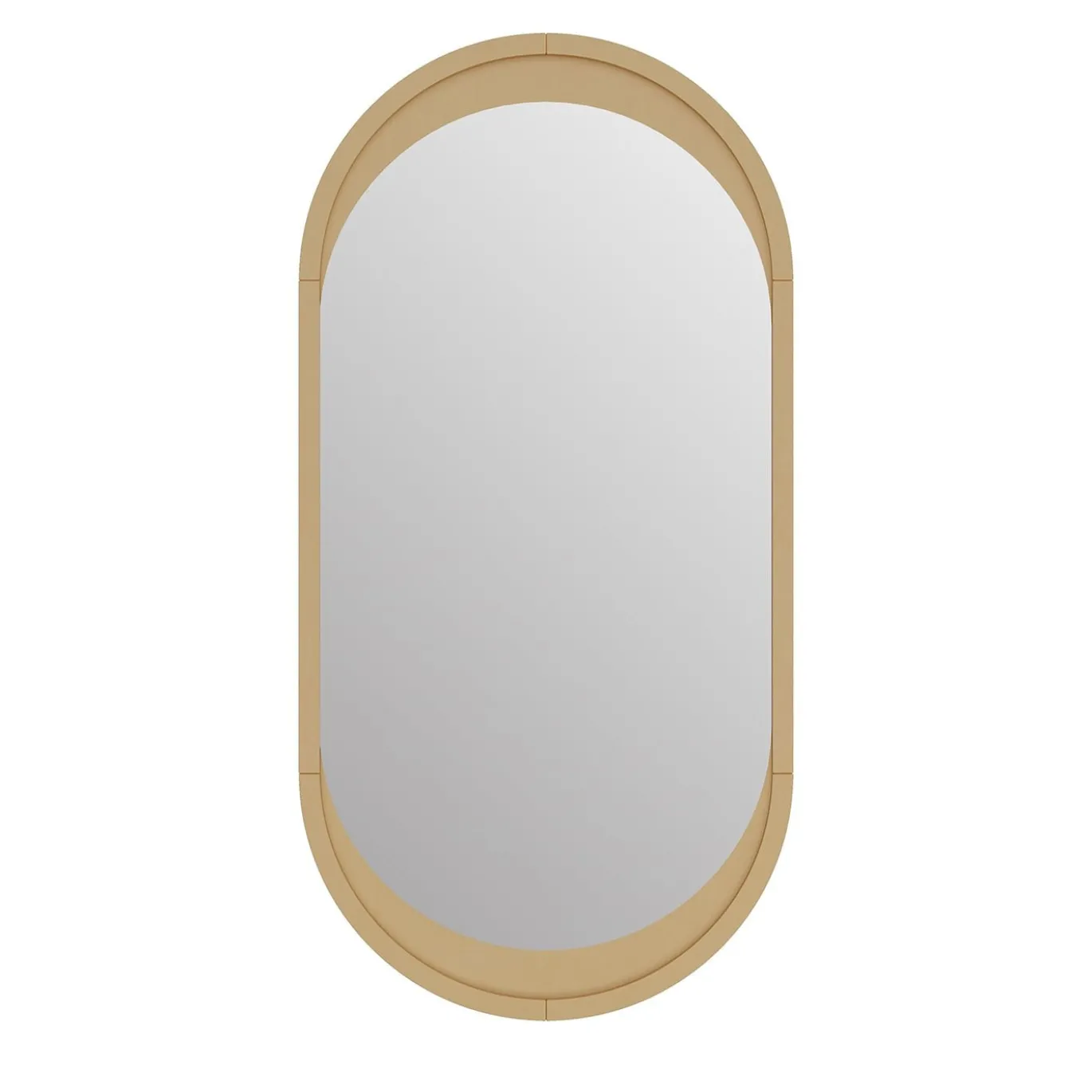Specchio ovale d'oro Eclipse