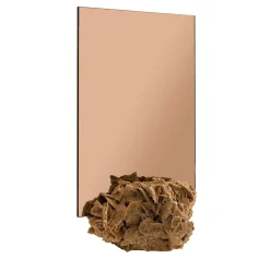 Specchio quadrato Rosa-Rosæ