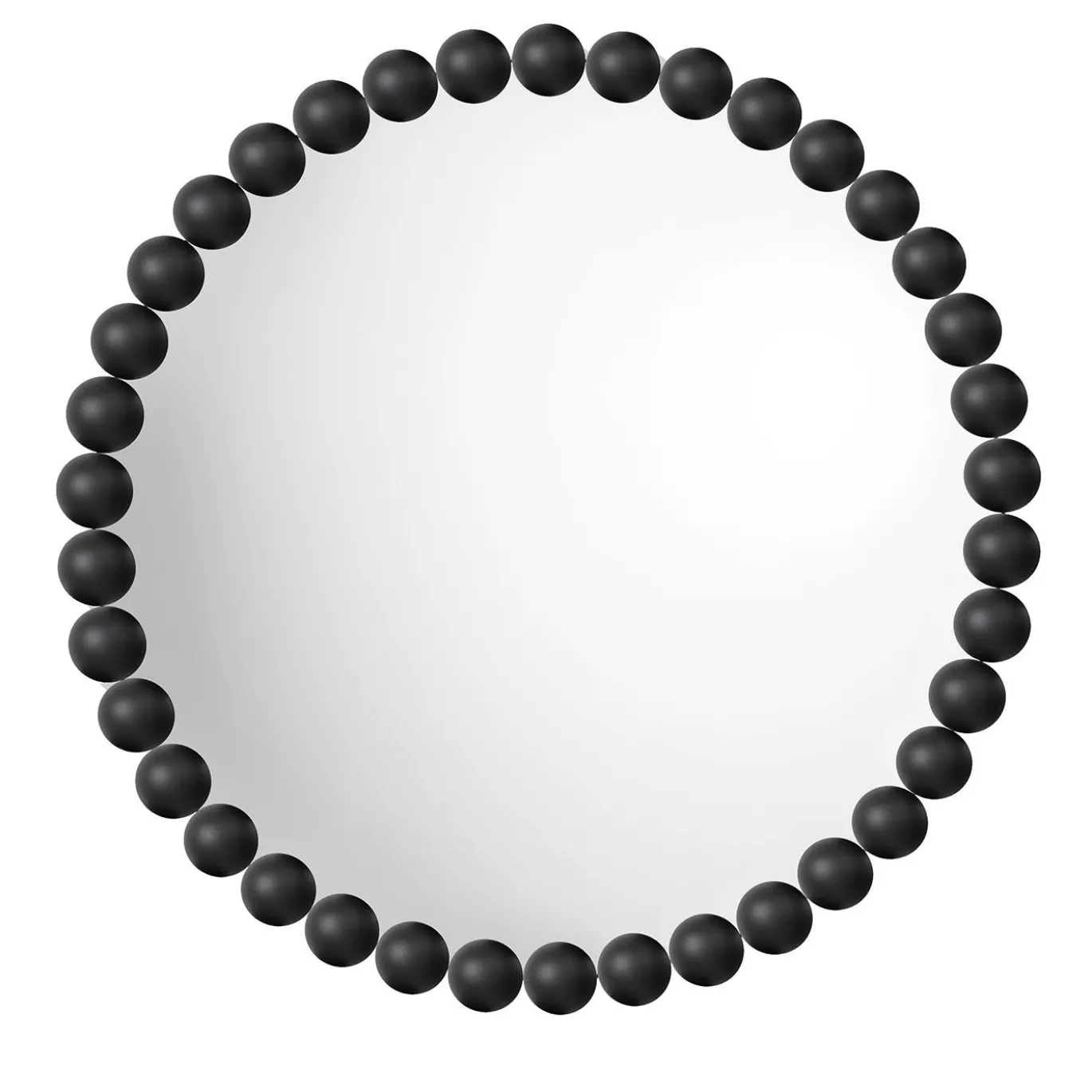 Specchio rotondo nero Gioiello by Nika Zupanc