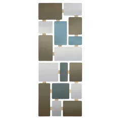 Specchio scultoreo a 8 pezzi