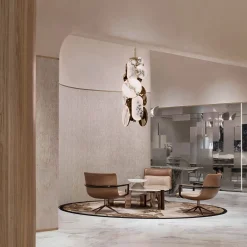 Spectre Poltrona Lounge in Pelle Cordoba