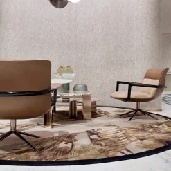 Spectre Poltrona Lounge in Pelle Cordoba