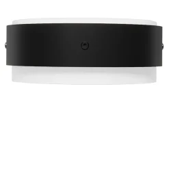 SPZ03 Applique da muro rotonda in alluminio nero