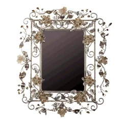S/15 Specchio da parete floreale