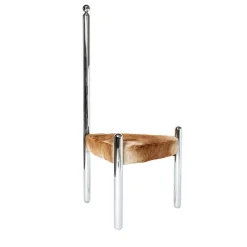 SS01 Sedia scultorea in acciaio