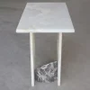 SST026 Tavolino scultoreo in marmo onice