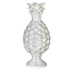 Statuetta di ananas bianco
