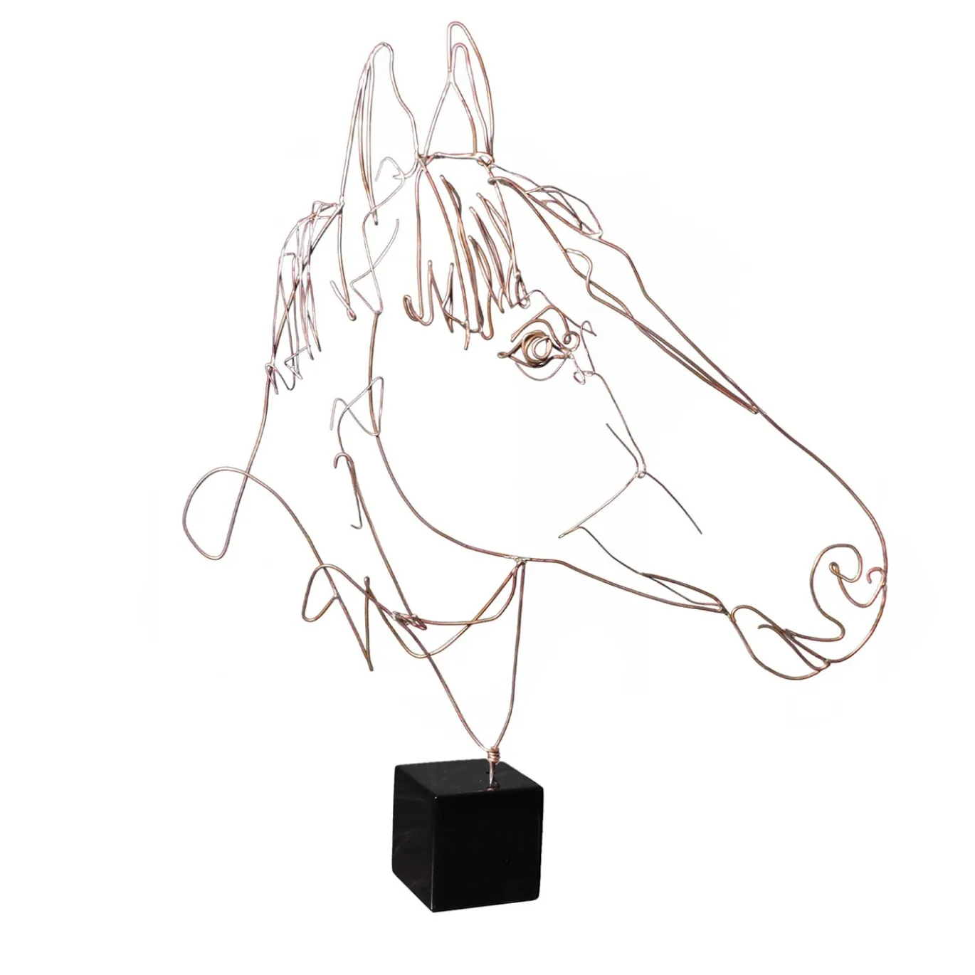 Statuetta di cavallo in bronzo