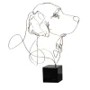 Statuetta Golden Retriever in Bronzo Dorato