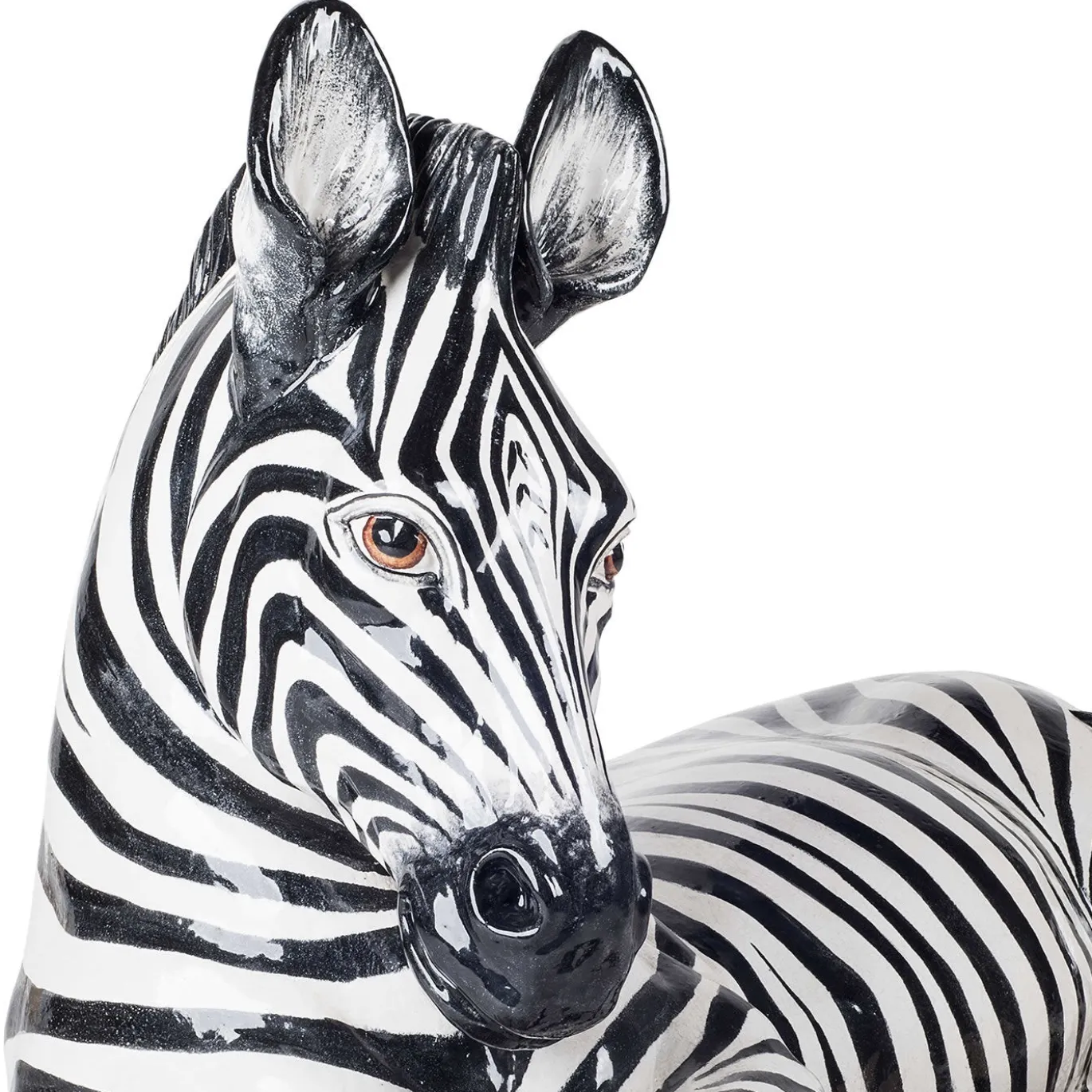 Statuetta Zebra in Ceramica