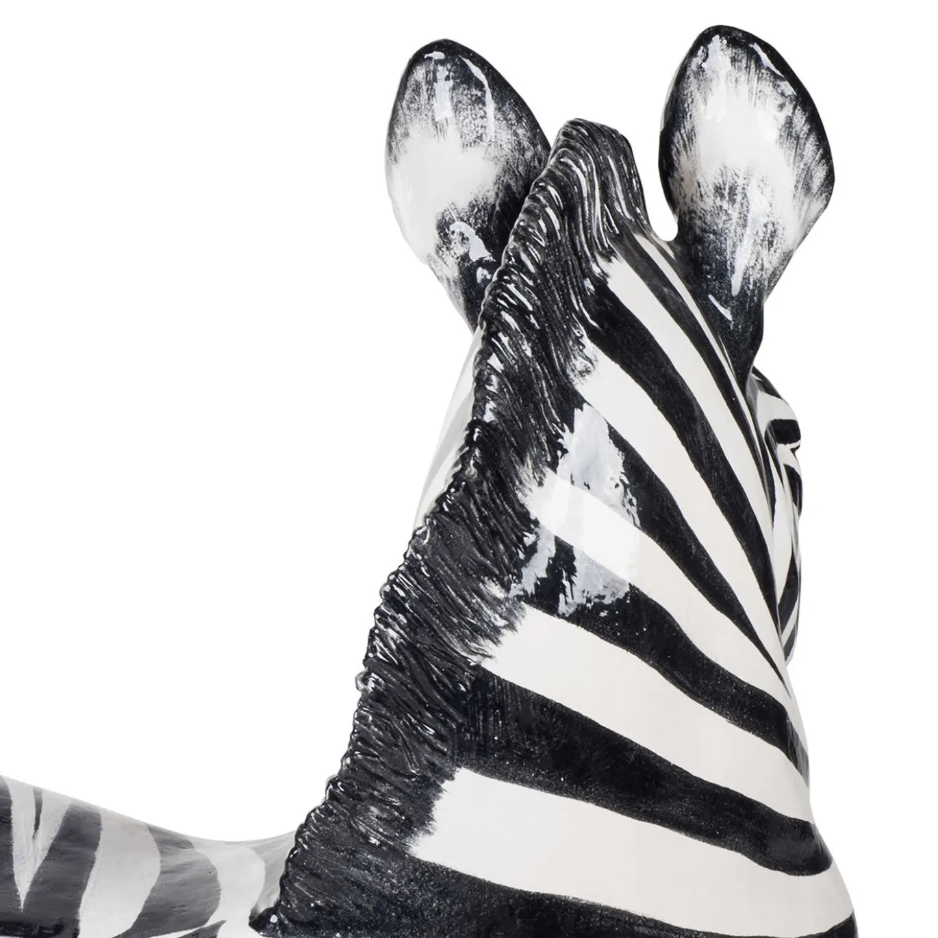 Statuetta Zebra in Ceramica