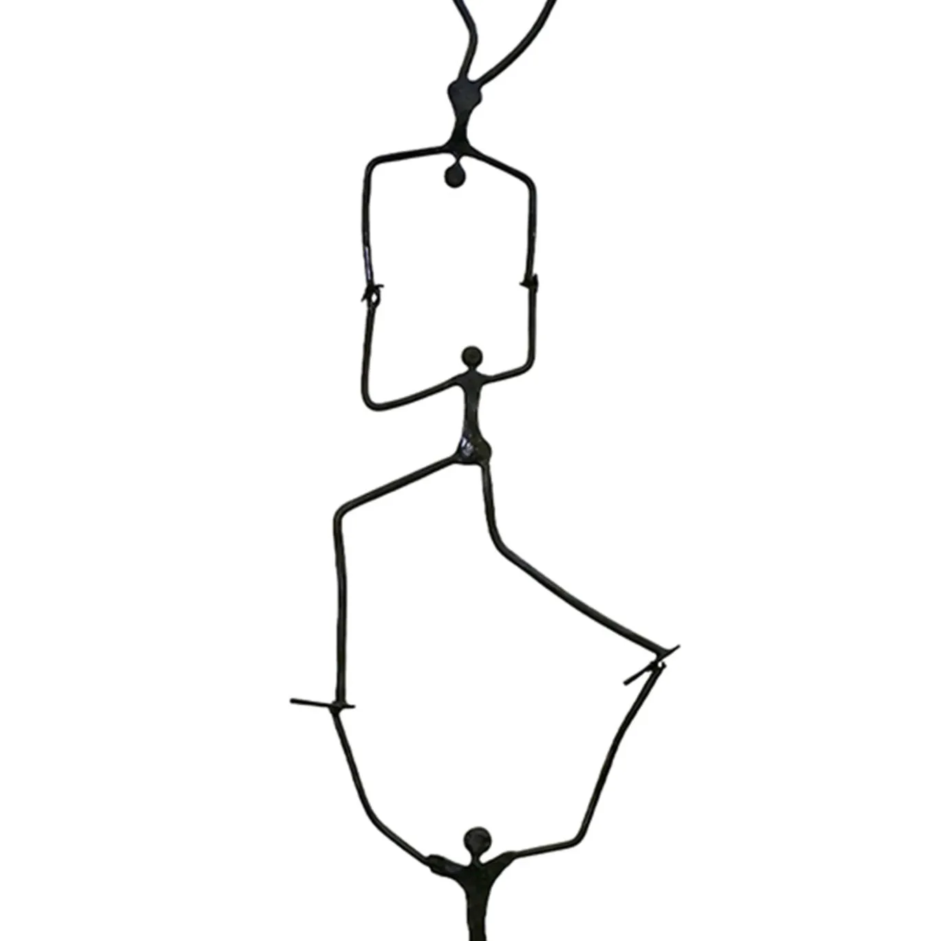 Statuina Gli Acrobati in ferro di Lorenzo Quadalti