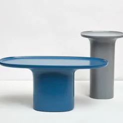 Sune L - Tavolino Laterale Grigio in Ceramica