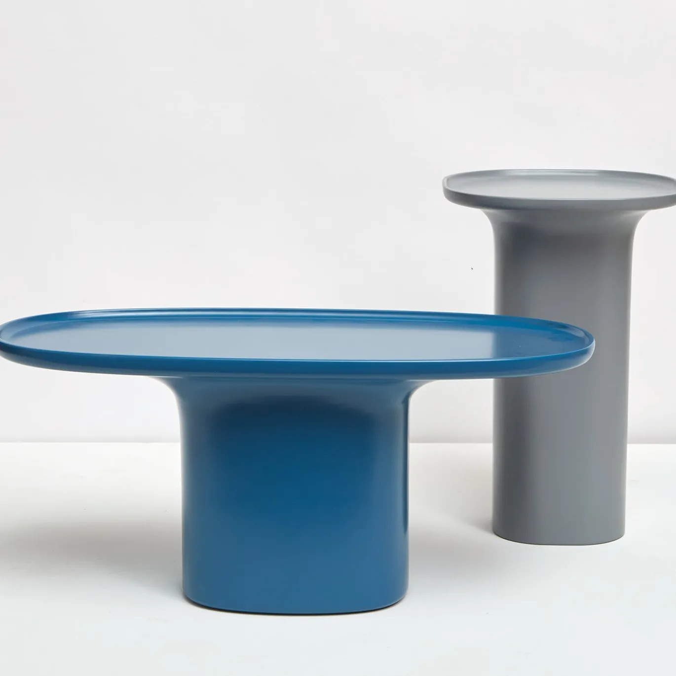 Sune L - Tavolino Laterale Grigio in Ceramica