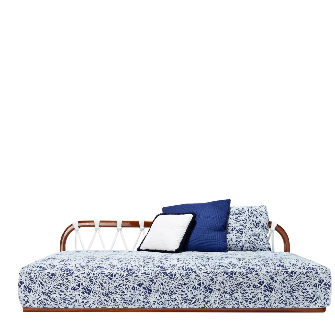 Sunset Basket Blu e Bianco Elemento Centrale di Paola Navone & AMP