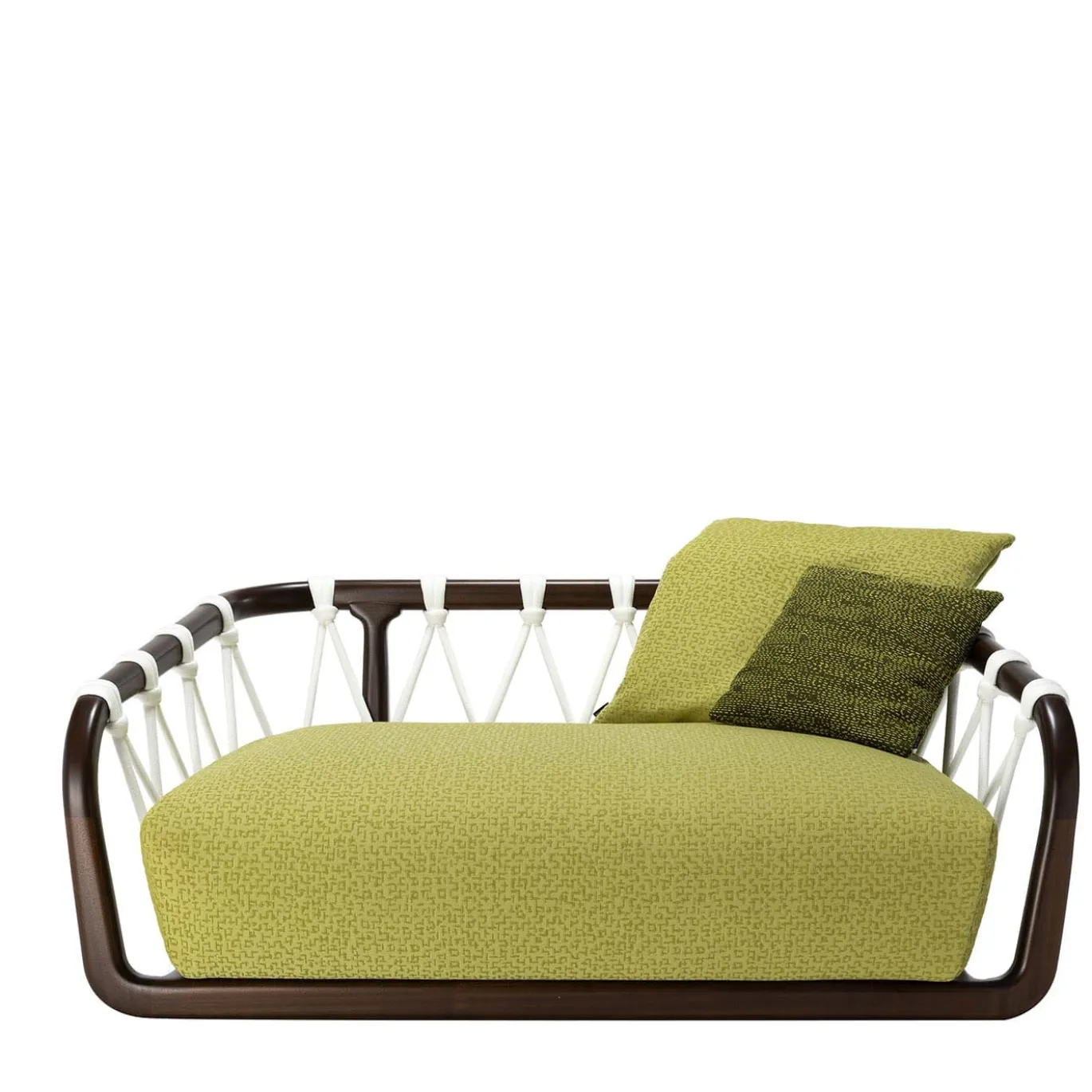 Sunset Basket Small Barrique + Divano verde di Paola Navone