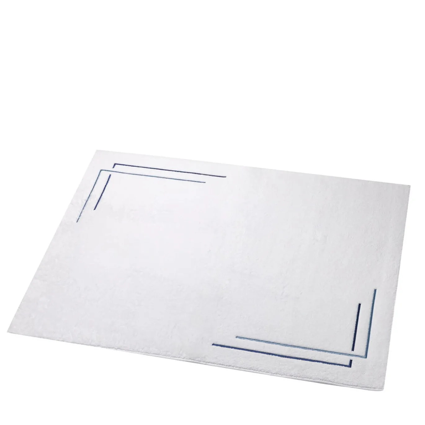 Tappetino da bagno Aquarelle bianco