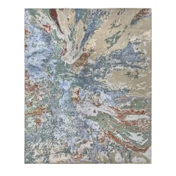 Tappeto annodato a mano Diva grey/beige