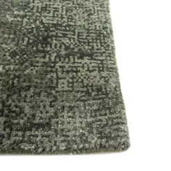 Tappeto Annodato A Mano Forest Green