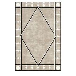 Tappeto Birilli Beige di 13.1 Studio