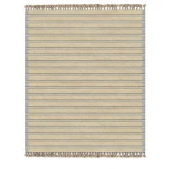 Tappeto Blue beige annodato a mano di Lucy Naughton #1