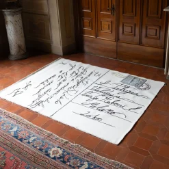 Tappeto Cartolina a Patrizia Valduga in Feltro con lana Aplina