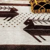 Tappeto Cervi Stilizzati Rettangolare Policromo