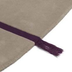 Tappeto Circolare "Tondo non Tondo" colore Crema