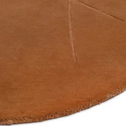 Tappeto Circolare "Tondo non Tondo" X Irregolare Colore Zafferano