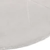 Tappeto Circolare "Tondo non Tondo" X irregolare colore latte