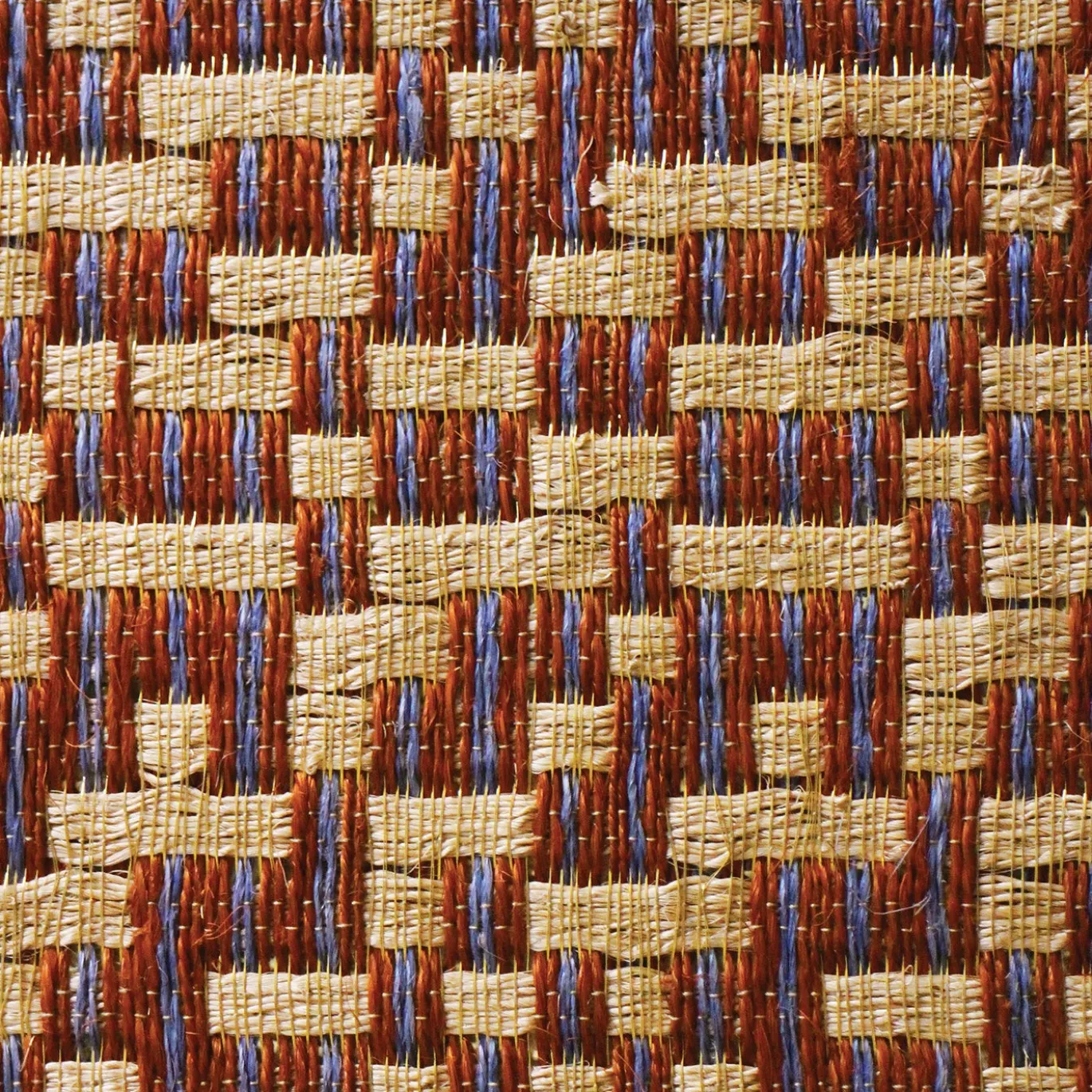 Tappeto Corralito in Agave e Fili di Ottone