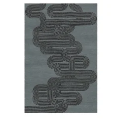 Tappeto Curve Blue di Giulio Brambilla