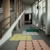 Tappeto Cut Out Giallo in Lana della Nuova Zelanda e Tencel di Marcante-Testa