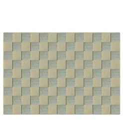Tappeto Damier in Agave e Rame di Droulers