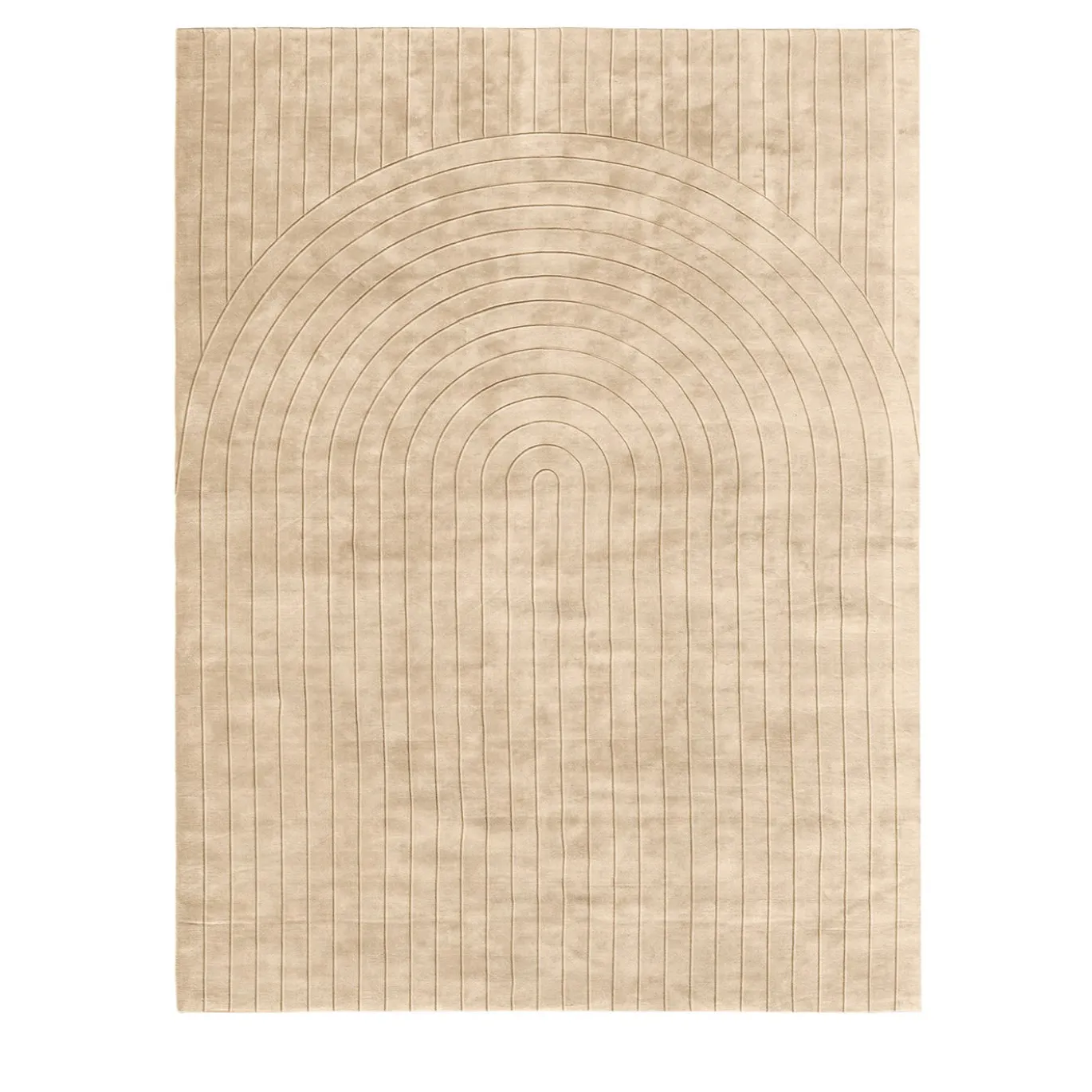 Tappeto Dune Beige In Lana di Richard Hutten