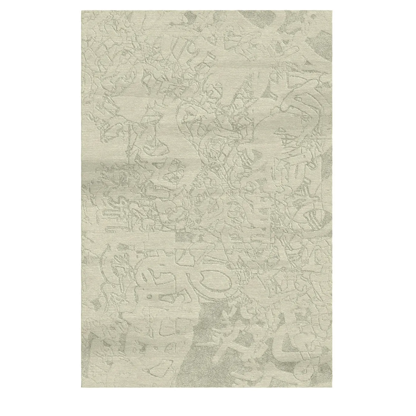Tappeto Frammenti Beige di Giulio Brambilla