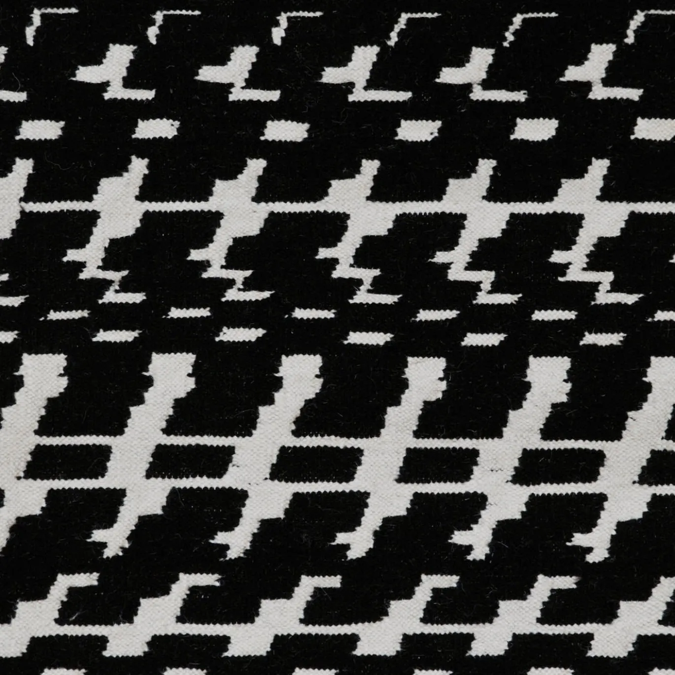 Tappeto Fuoritempo Bianco e Nero Grande