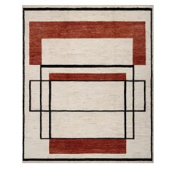 Tappeto geometrico in lana policroma Collectives di Carlotta Fortuna