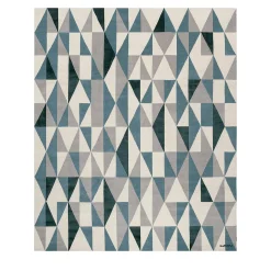 Tappeto Geometrico Policromo Diamantina in Seta e Lana di Gio Ponti #4