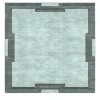 Tappeto Geometrico Scala Azzurro di 13.1 Studio