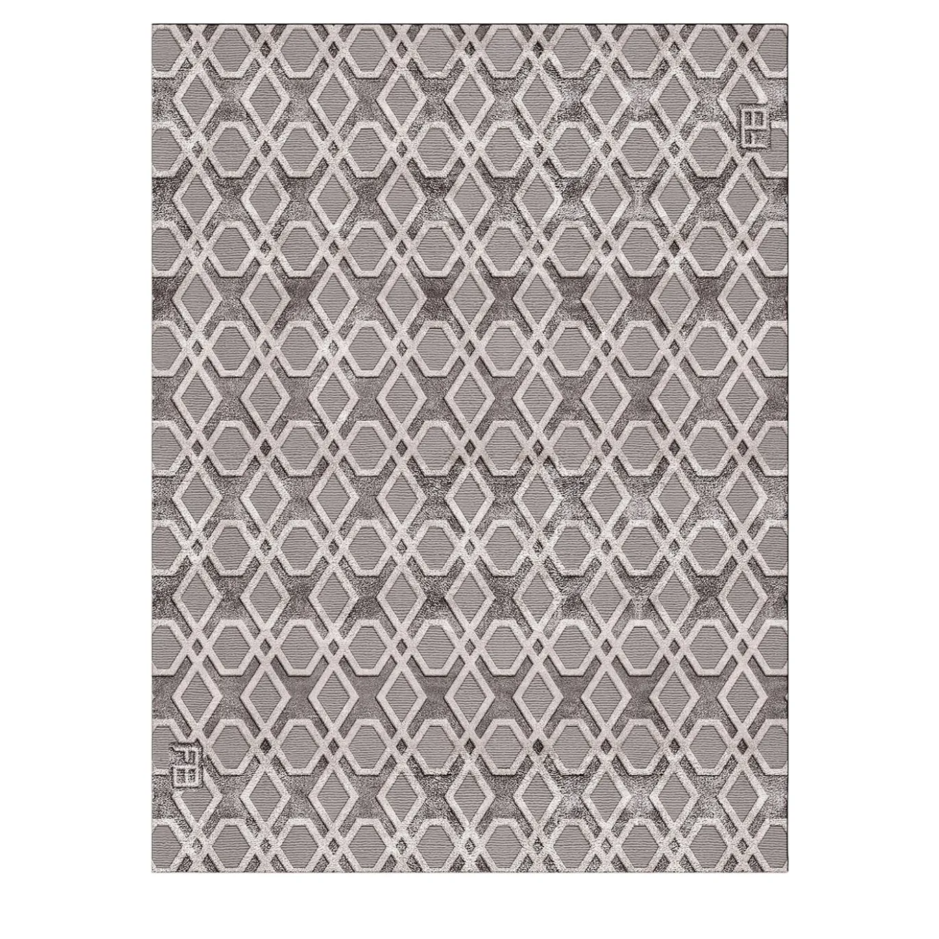 Tappeto Grace di ispirazione Art Deco nei toni del grigio