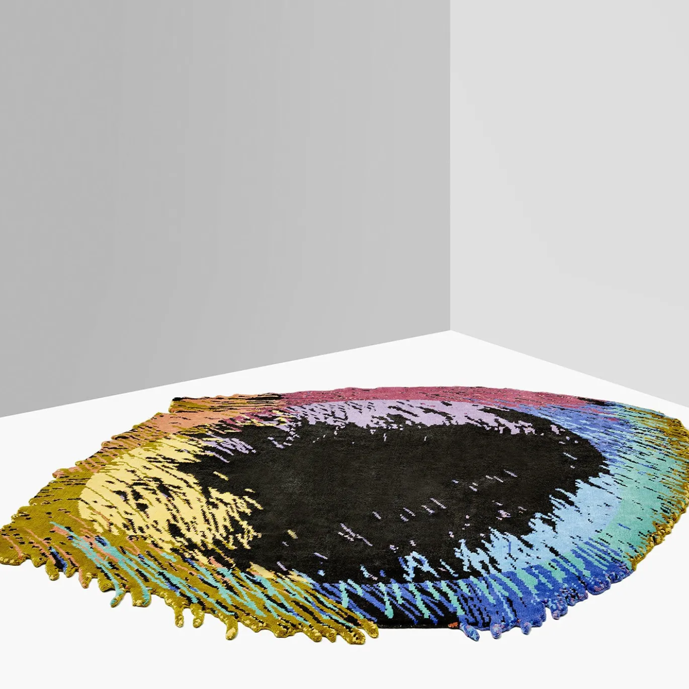 Tappeto in lana Disappearing Spectrum di Clémentine Chambon - Edizione limitata