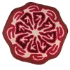 Tappeto Kilim Bonfire Rosso in lana