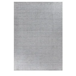 Tappeto Loom Mineral in lana e seta di bamboo grigio