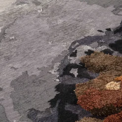 Tappeto nero Tactile di Ilaria Franza